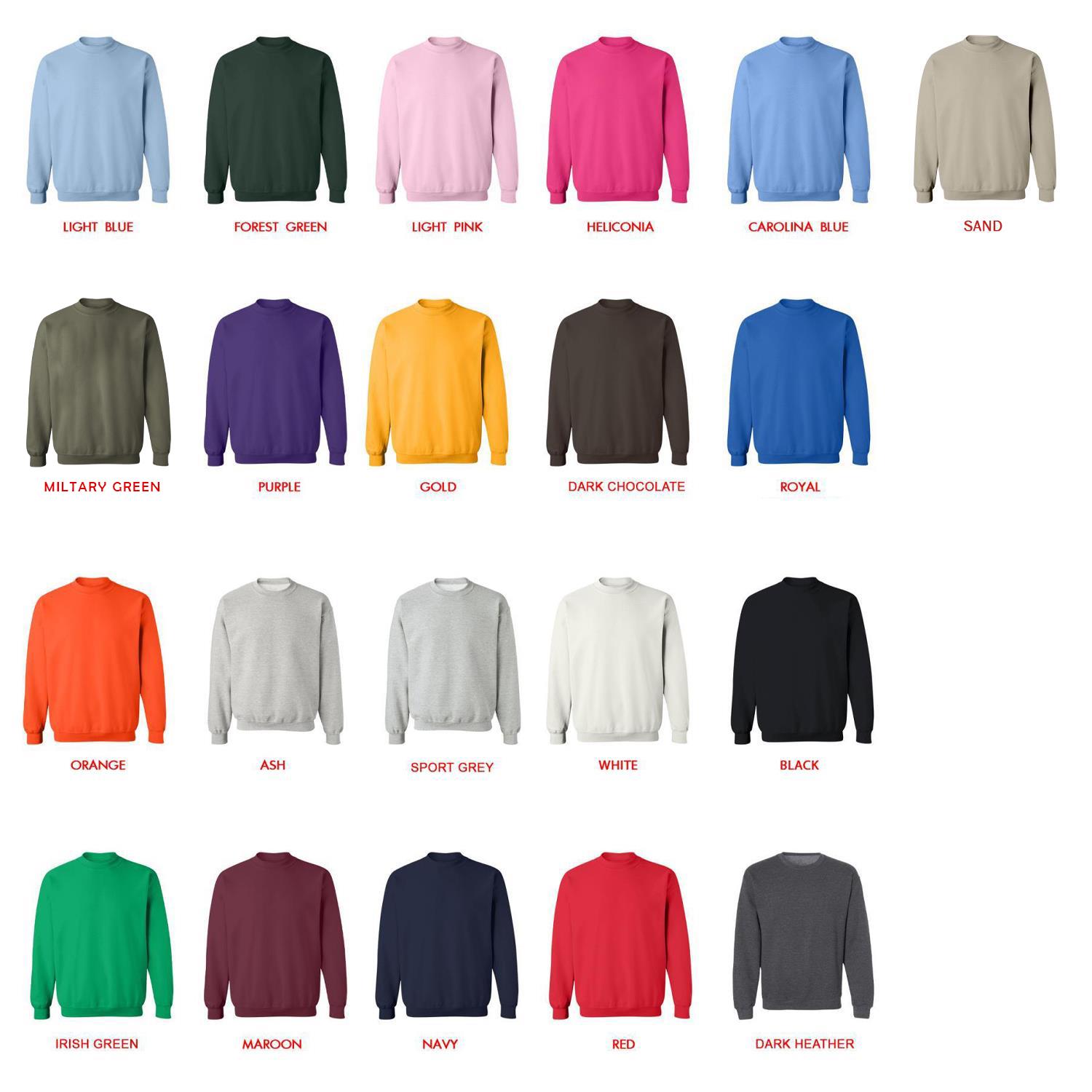 sweatshirt color chart - The Summer Hikaru Died Store