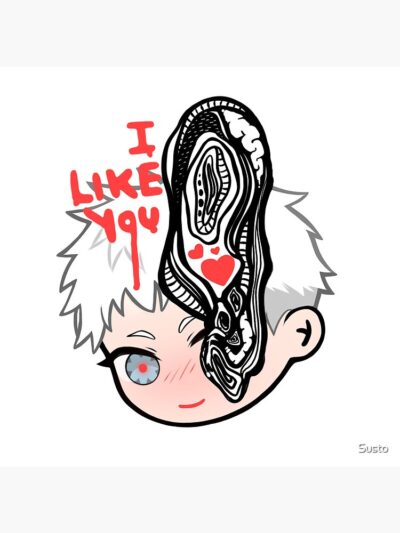 Alternative view of Hikaru I Like You Throw Pillow