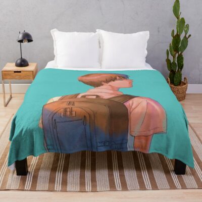 The Summer Hikaru Died Vintage Throw Blanket