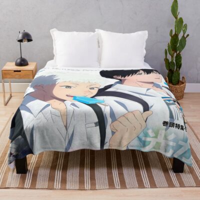 The Summer Hikaru Died Magazine Throw Blanket