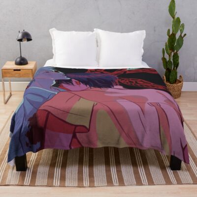 The Summer Hikaru Died Retro Throw Blanket