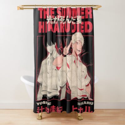 Yoshiki And Hikaru Kanji Anime Shower Curtain