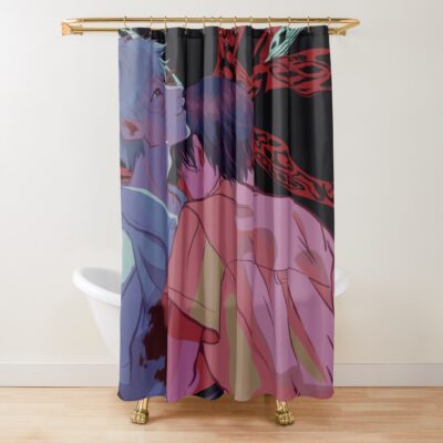 The Summer Hikaru Died Retro Shower Curtain