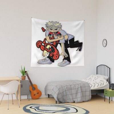 The Summer Hikaru Died Cry Emoji Tapestry