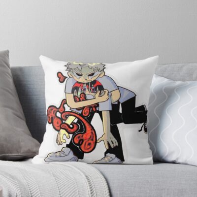 The Summer Hikaru Died Cry Emoji Throw Pillow